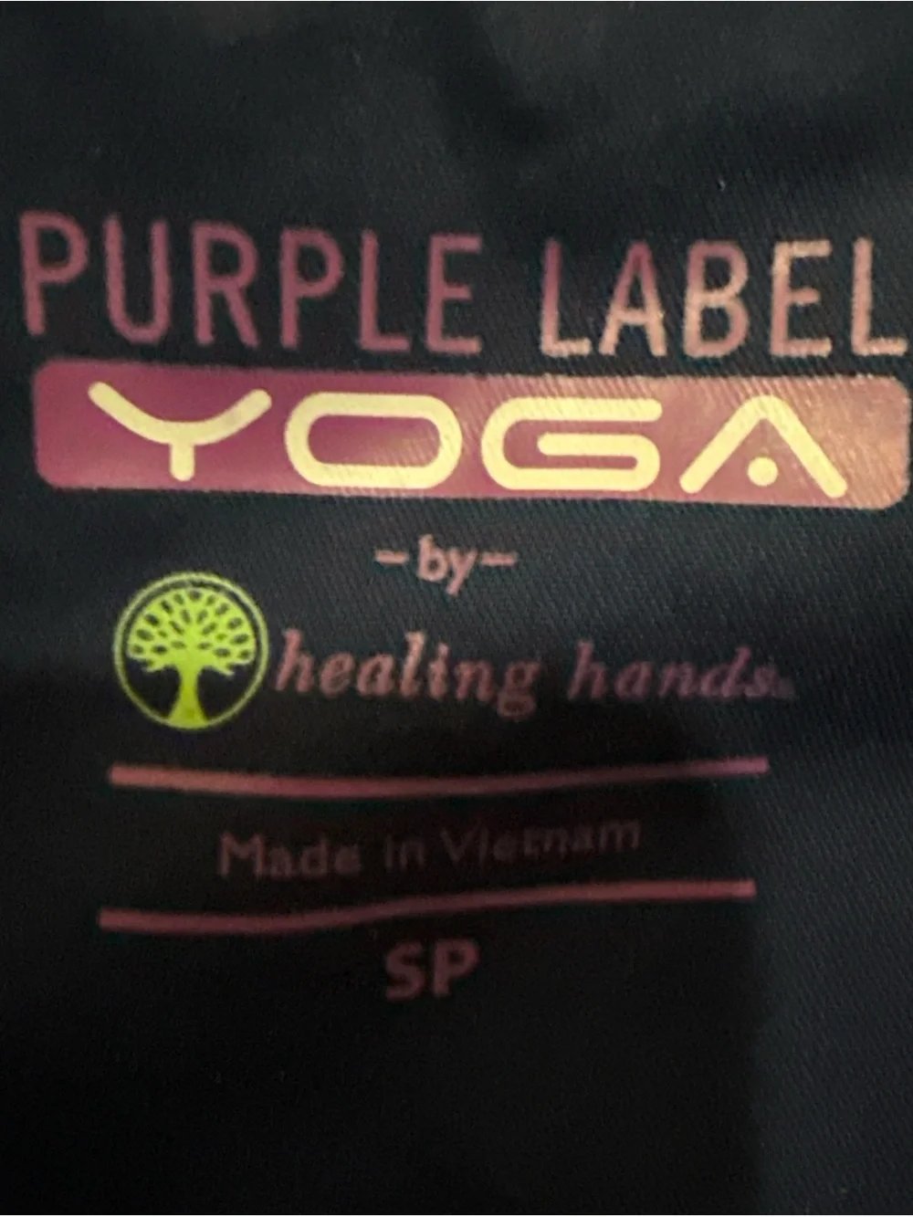 Healing Hands Purple Label Yoga Scrub Pants Navy Blue Size Small petite